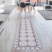 ARTDECO - Alfombra vinílica compacta Grises 60x200 cm