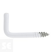 Alcayata Madera Blanco 2,2x20 mm (20 uds.)