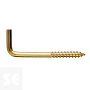 Alcayata Madera Latonada 3,8x50 mm (10 uds.)