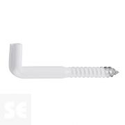 Alcayata Madera Blanco 5,8x65 mm (4 uds.)