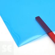 Lámina de PVC transparente colores