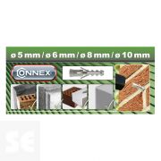 Surtido de Tacos (5-6-8-10) y Brocas (5-6-8-10) hormigón 530 Piezas