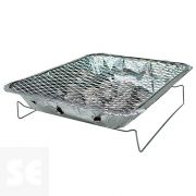 Barbacoa con Carbón Usar y Tirar 31x24x5 cm