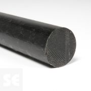 Barra redonda de Polipropileno negro