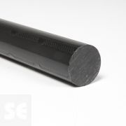 Barra redonda de Polipropileno negro