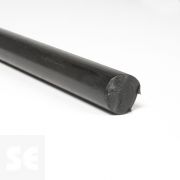 Barra redonda de Polipropileno negro