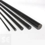 Barra redonda de Polipropileno negro