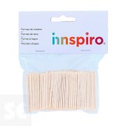 Bastones Madera Natural 49x2x2mm. 500u. 95561