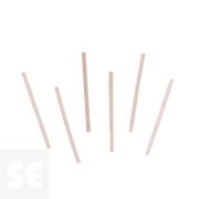 Bastones Madera Natural 49x2x2mm. 500u. 95561