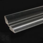 Bisagra flexible Metacrilato transparente