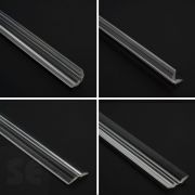 Bisagra flexible Metacrilato transparente