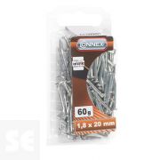 Pin Cabeza Redonda galvanizado 1,8x20mm. (60 gramos)