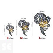 Ewa Puzzle Cabra (M) 130 Piezas Caja de Madera