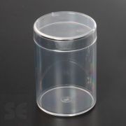 Cilindro de Poliestireno transparente
