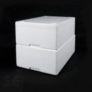 Caja de Porexpan (Poliestireno expandido)