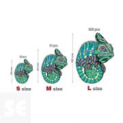 Ewa Puzzle Camaleón (M) 111 Piezas Caja de Madera