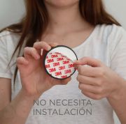 Aplique de Pared Led Roll 4 Negro Inalámbrico