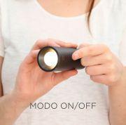 Aplique de Pared Led Roll 4 Negro Inalámbrico