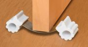 Retenedor de Puerta Flexible Transparente 38x128x36 mm.