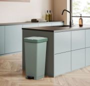 Cubo Pedal Smart Verde Sage 40l