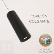 Aplique de Pared Led Roll 4 Negro Inalámbrico