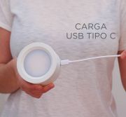 Aplique Pared Led Roll 8 Blanco Batería Recargable