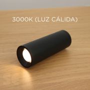 Aplique de Pared Led Roll 4 Negro Inalámbrico