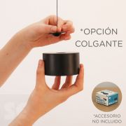 Aplique de Pared Led Roll 8 Negro Batería Recargable