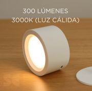 Aplique Pared Led Roll 8 Blanco Batería Recargable