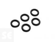 Anillas Amortiguadoras caucho Negro diámetro 17 Mm. 5x26x26 mm. (5u.)