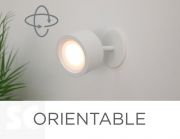 Aplique Pared Led Roll 8 Blanco Batería Recargable