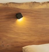 Aplique de Pared Led Box 8 Negro Inalámbrico