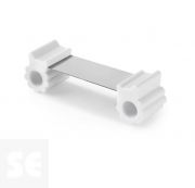 Retenedor de Puerta Flexible Blanco 38x128x36 mm.