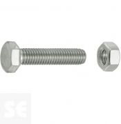 Tornillo Cabeza Hexagonal M8x40mm. Din 933 (20 piezas)