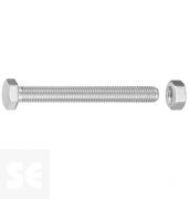 Tornillo Cabeza Hexagonal M8x80mm. Din 933 (4 piezas)