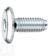 Tornillo Cabeza Plana M6x15mm Vz (100 piezas)