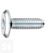 Tornillo Cabeza Plana M6x20mm Vz (90 piezas)