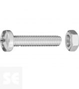 Tornillo Cabeza Redonda Ph M4x20mm Din 7985 (75 piezas)
