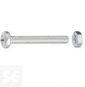 Tornillo Cabeza Redonda Ph M4x30mm Din 7985 (50 piezas)