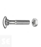 Tornillo Carrocero M10x40mm. Din 603 (8 piezas)