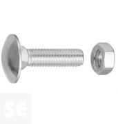 Tornillo Carrocero M5x20mm. Din 603 (50 piezas)