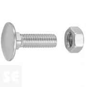 Tornillo Carrocero M6x30mm. Din 603 (30 piezas)