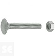 Tornillo Carrocero M6x40mm. Din 603 (25 piezas)