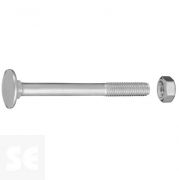 Tornillo Carrocero M6x60mm. Din 603 (6 piezas)