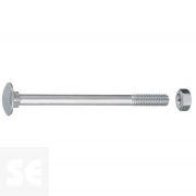 Tornillo Carrocero M6x80mm. Din 603 (15 piezas)