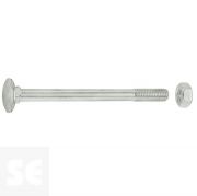 Tornillo Carrocero M8x100mm. Din 603 (8 piezas)