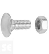 Tornillo Carrocero M8x20mm. Din 603 (6 piezas)