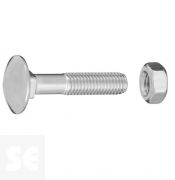 Tornillo Carrocero M8x40mm. Din 603 (15 piezas)