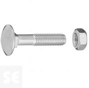 Tornillo Carrocero M8x40mm. Din 603 (4 piezas)