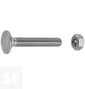 Tornillo Carrocero M8x50mm. Din 603 (12u.)
